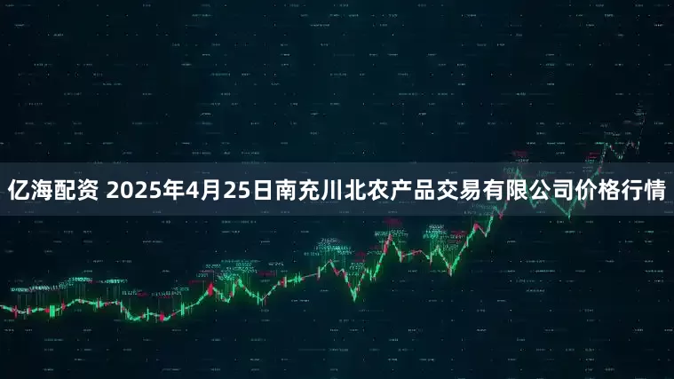 亿海配资 2025年4月25日南充川北农产品交易有限公司价格行情